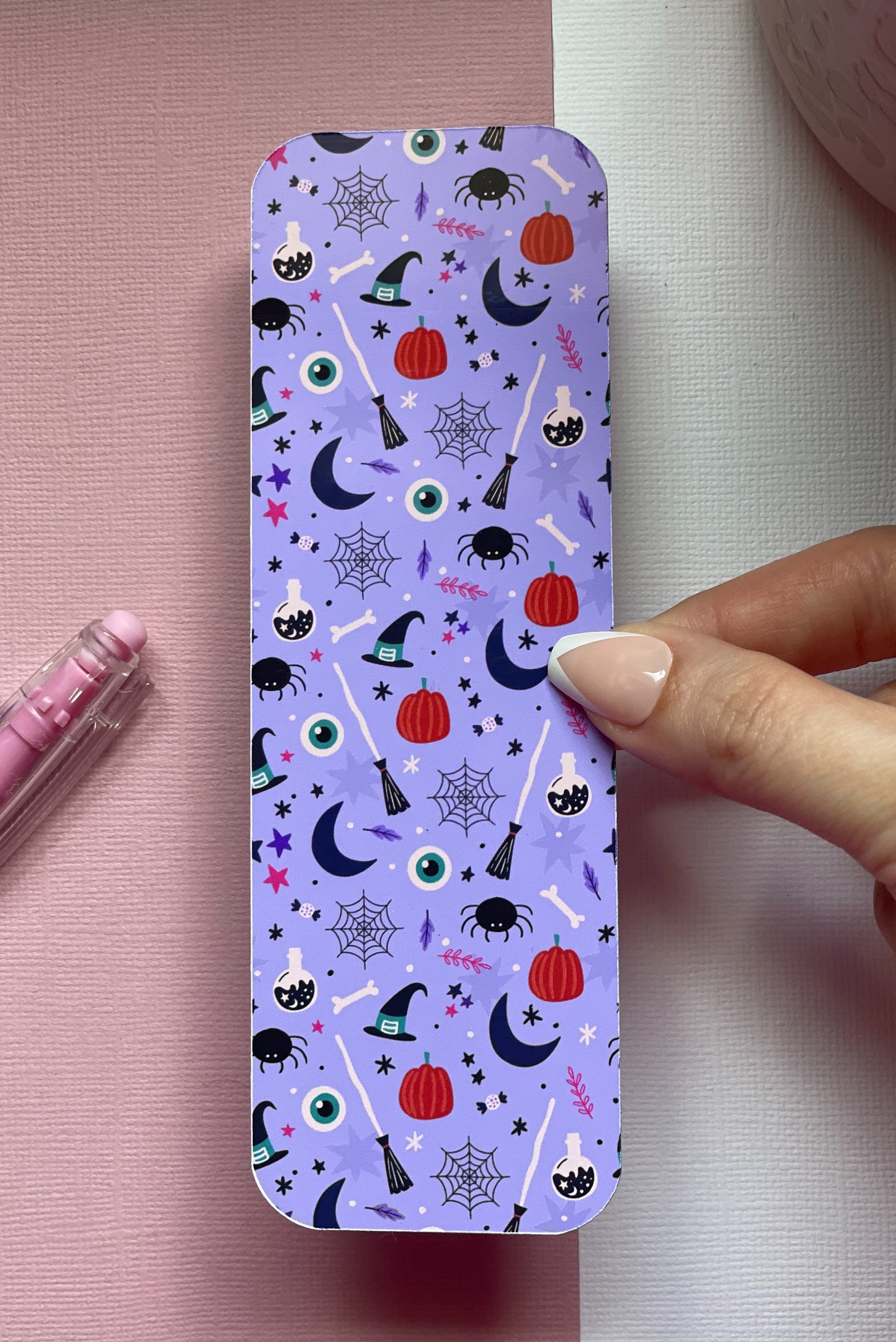 Purple Spooky Bookmark Set