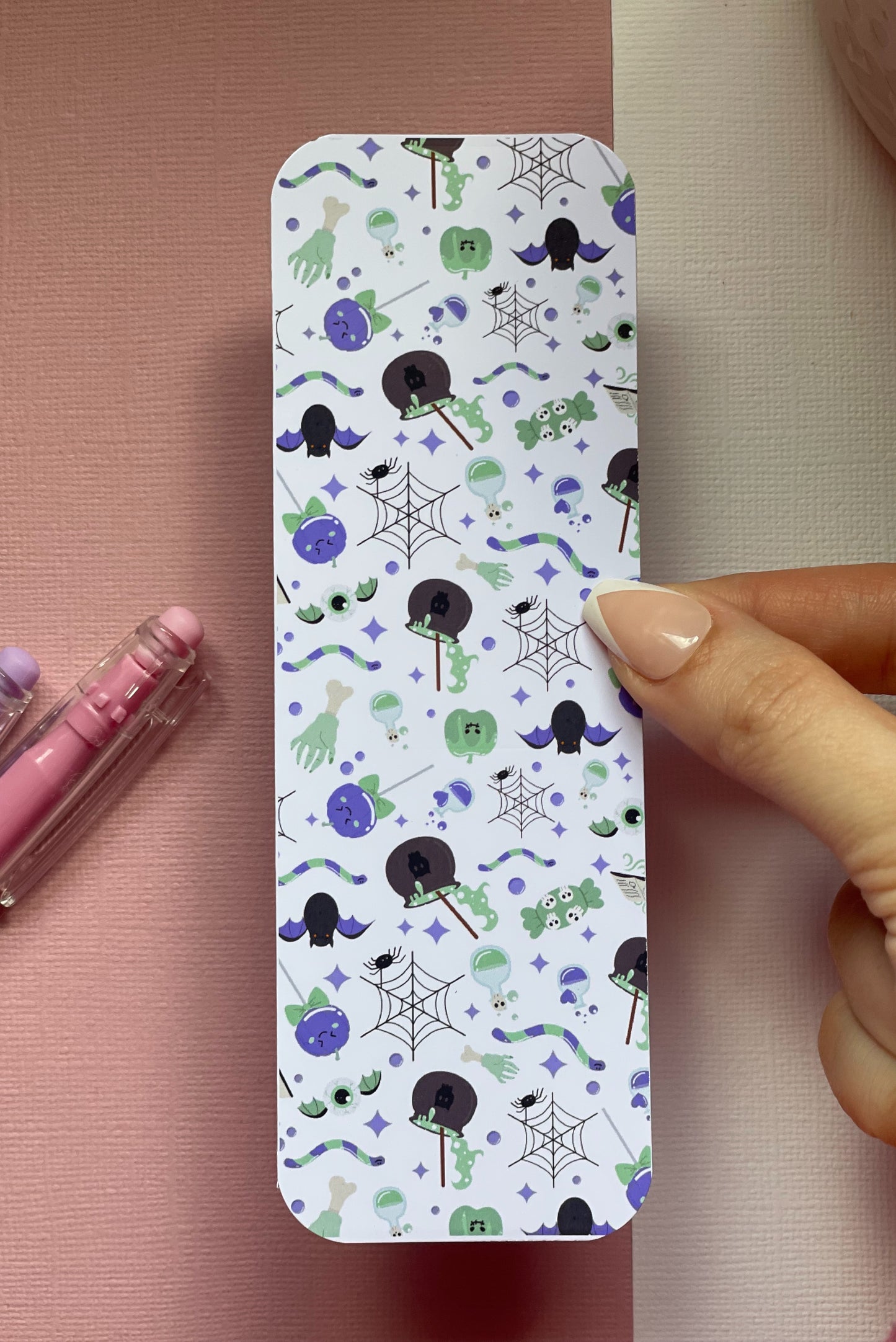 Cute Pattern Spooky Bookmark Set