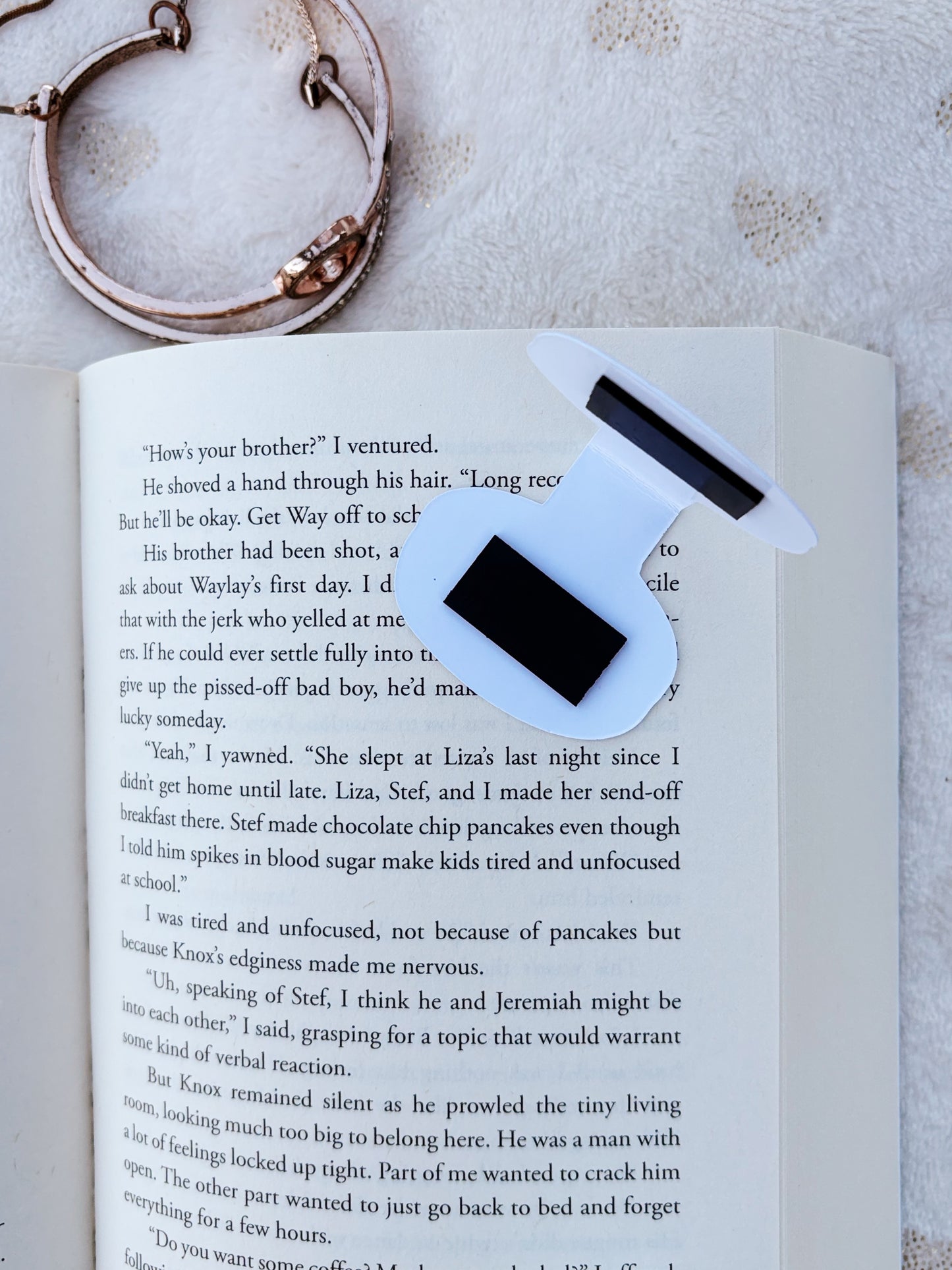 Donut Capybara Magnetic Bookmark