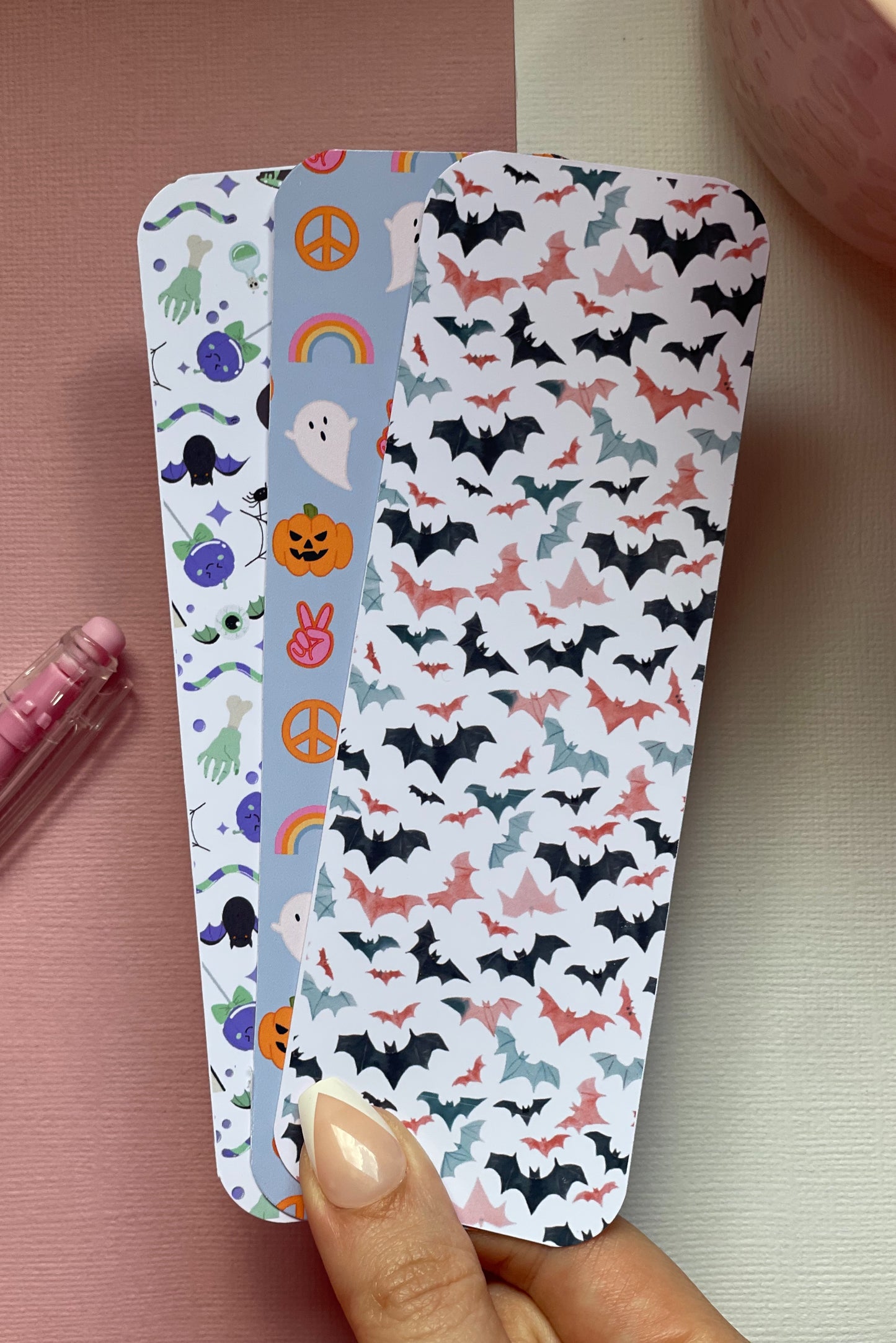 Cute Pattern Spooky Bookmark Set