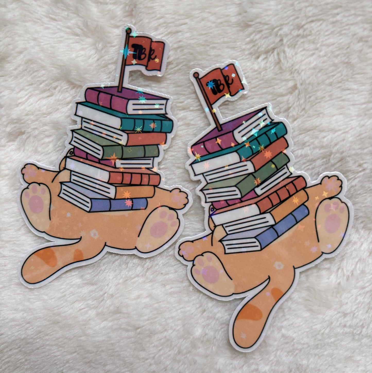 Bookstack on cat