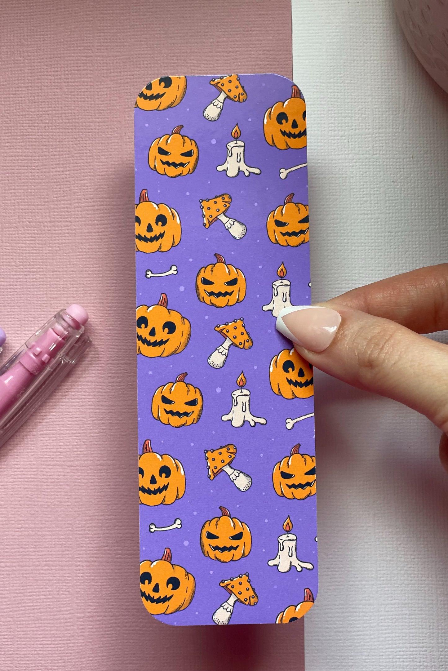 Purple Spooky Bookmark Set