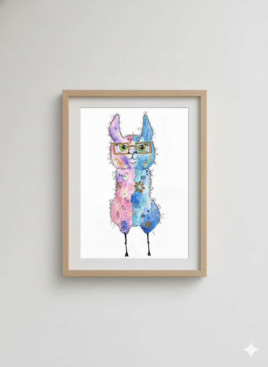 Whimsical Llama