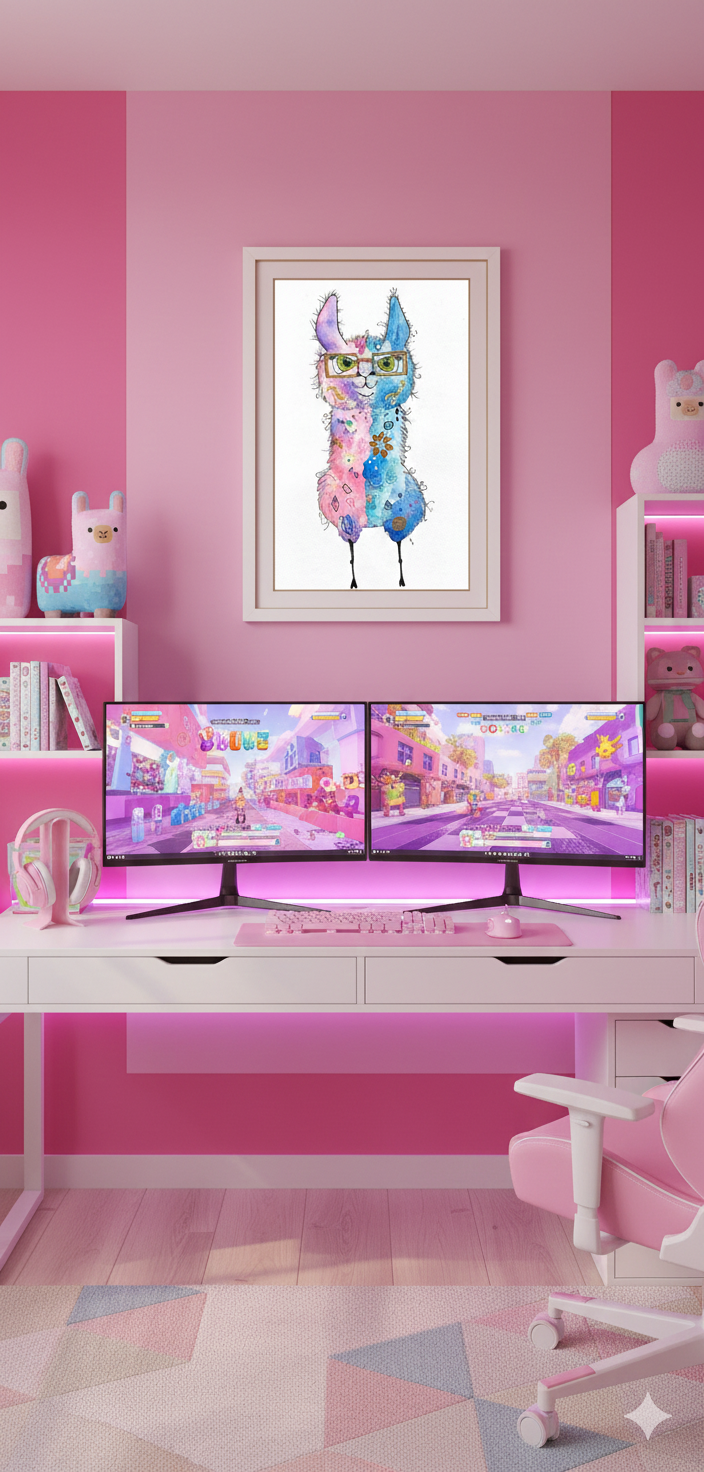 Whimsical Llama