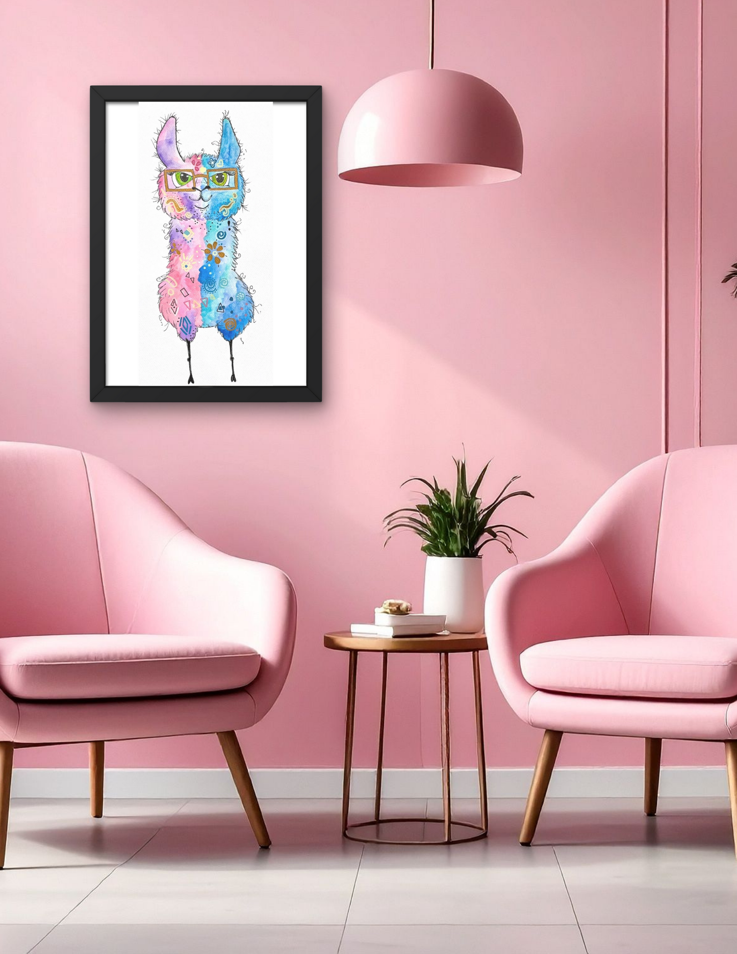 Whimsical Llama