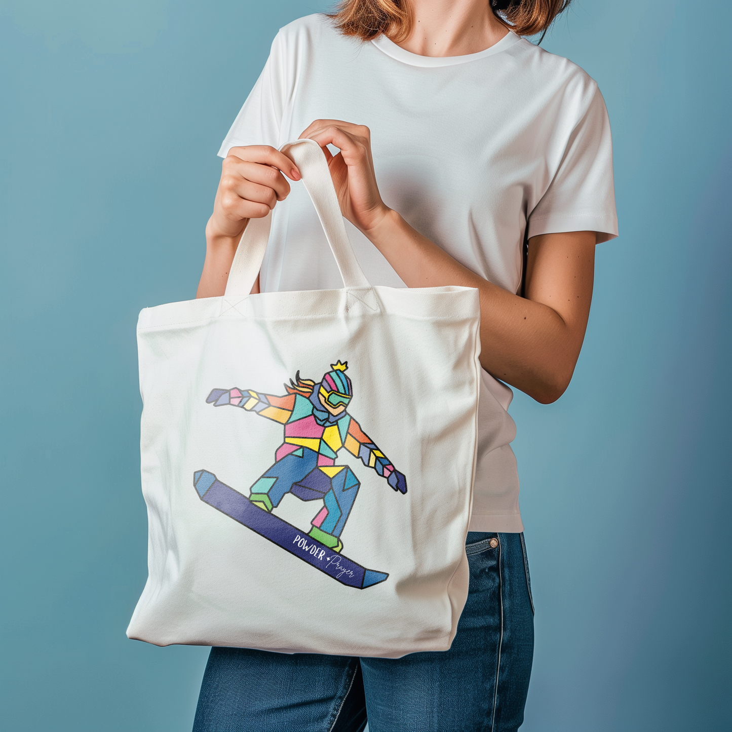 powder and prayer tote bag, Christian apparel, Cute faith bags, faith based gifts, Religious church, Jesus, Lord, Bible study, Bible bag