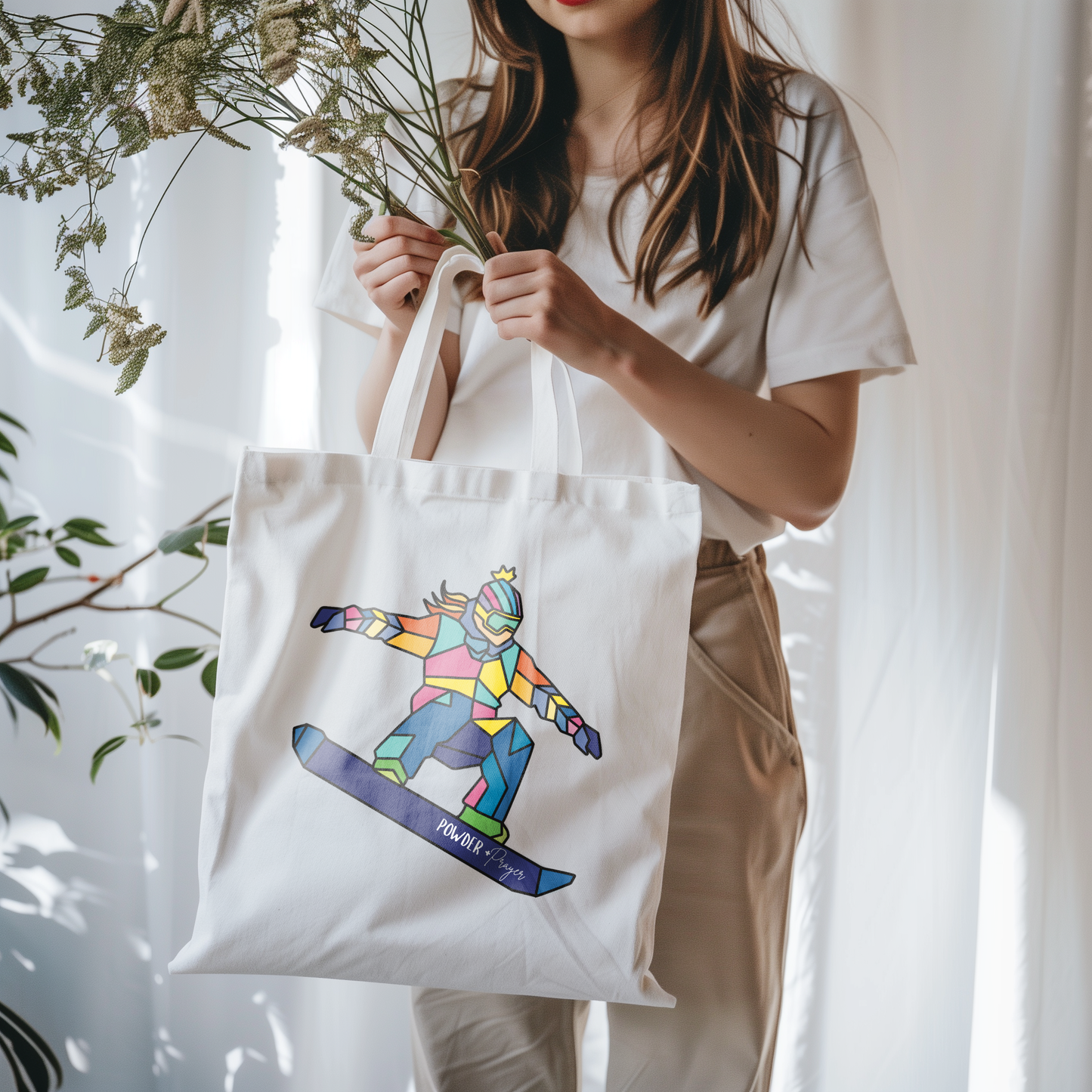 powder and prayer tote bag, Christian apparel, Cute faith bags, faith based gifts, Religious church, Jesus, Lord, Bible study, Bible bag
